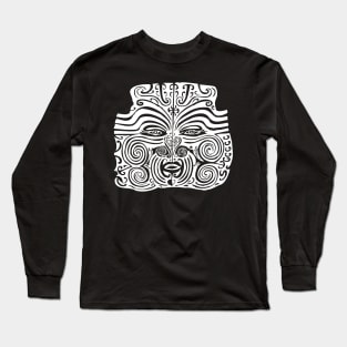 Maori Moko | Tribal Tattoo | New Zealand | Long Sleeve T-Shirt